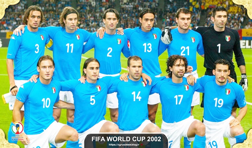 ایتالیا در جام جهانی 2002 ایتالیا در جام جهانی 2002
