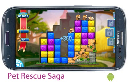 دانلود بازی اندروید Pet Rescue Saga   