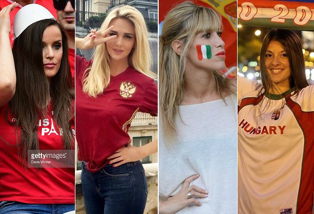 عکس های تماشگران دختر خوشگل یورو 2016