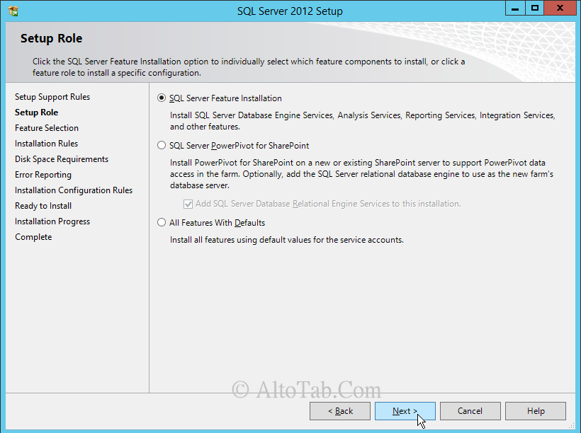 SQL Installation