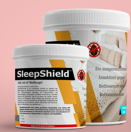 حشره کش پودری ساس تخت خواب - بسیار قوی Sleep shield