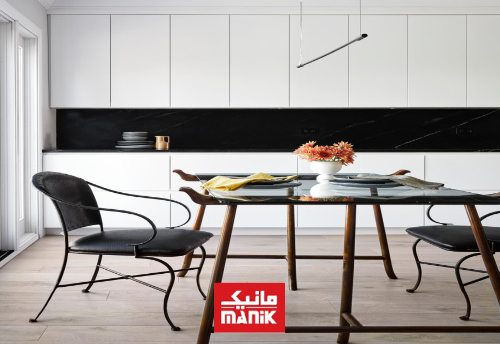 کابینت سفید مشکی