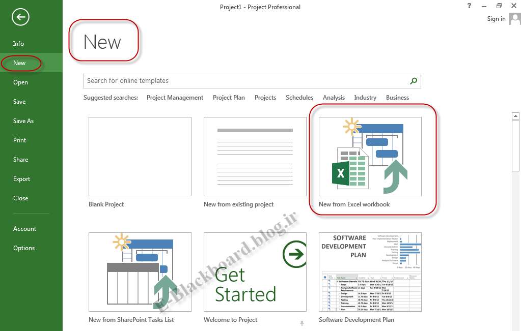 New From Excel Woorkbook