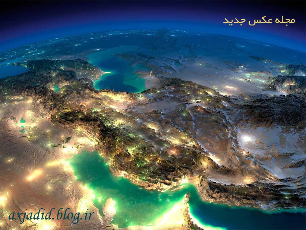 عکس هوایی از ایران عزیر