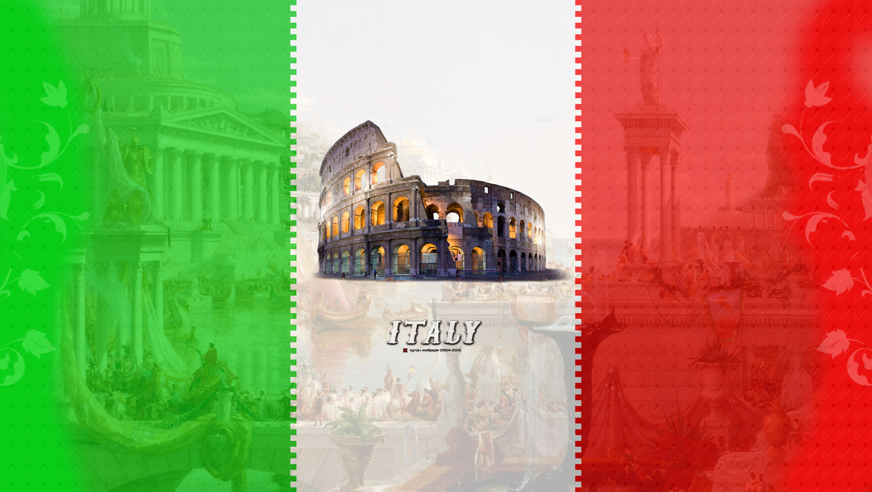 عکس از پرچم کشور ایتالیا